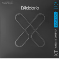 Комплект струн для классической гитары D'Addario XTC46TT XT, посереб., сильн.натяжение, с покрытием
