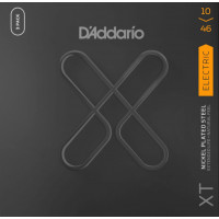 Струны для электрогитары D'Addario XTE1046-3P XT, никелированные, 10-46, с покрытием, 3 комплекта