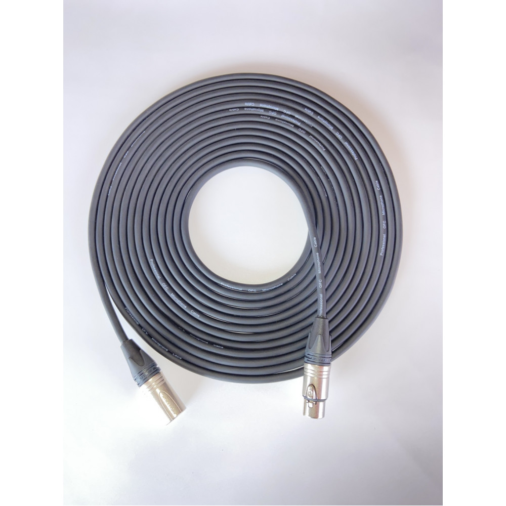 YES-MC002NE-7.6m Кабель микрофонный с разъёмами Neutrik, 7.6м, YES