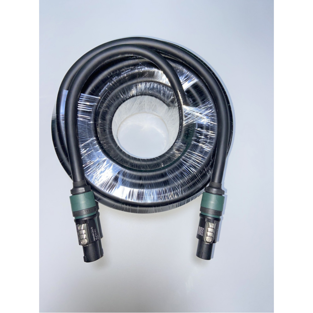 YES-SP002NE-15m Кабель акустический с разъёмами Neutrik Speakon, 15м, YES