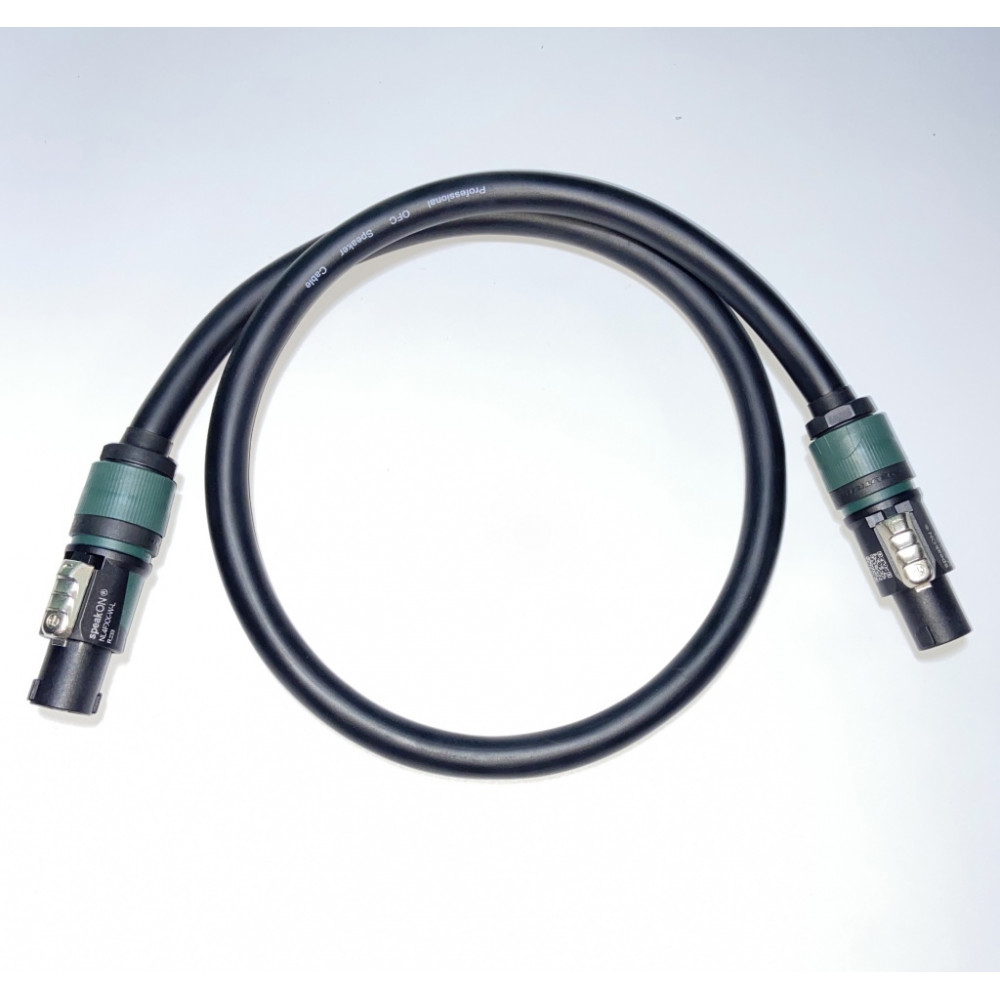 YES-SP002NE-1m Кабель акустический с разъёмами Neutrik Speakon, 1м, YES