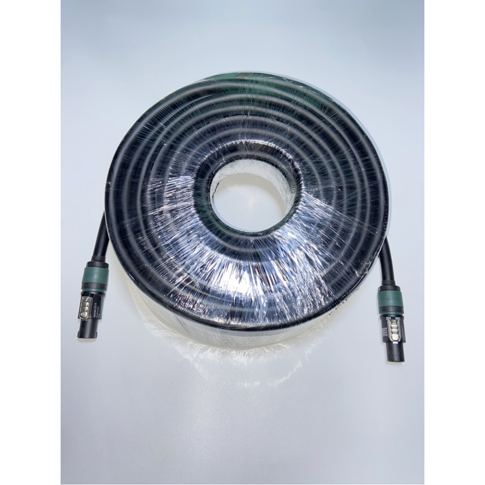 YES-SP002NE-30m Кабель акустический с разъёмами Neutrik Speakon, 30м, YES