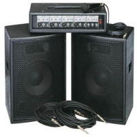 Комплект акустической системы Soundking ZH0602D12LS, микшер, микрофон, кабели, 2х200Вт
